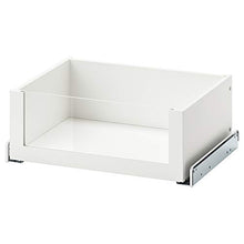 KOMPLEMENT cassetto con frontale in vetro 42,8x34,1x16 cm bianco