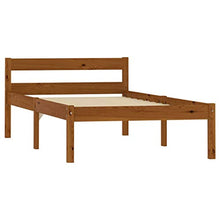 FAMIROSA Giroletto con 2 Cassetti Marrone Miele Legno di Pino 100x200 cm-0520