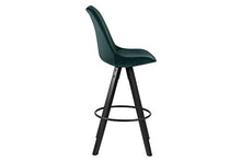 Amazon Brand - Movian Arendsee - Set da 2 sgabelli da bar, 55 x 48,5 x 111,5 cm, verde