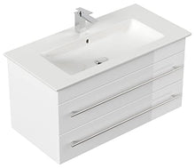 Mobile bagno con lavabo Villeroy & Boch Venticello 100cm bianco lucido