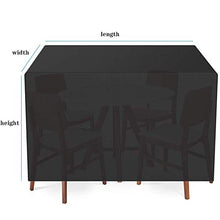YULIAN 70x70x70cm Cover per mobili da Giardino, terrazza per la Protezione del Mobile, Sala da Pranzo all'aperto Tavolo Resistente all'Acqua Resistente all'Acqua Resistente alla Polvere per Il p.