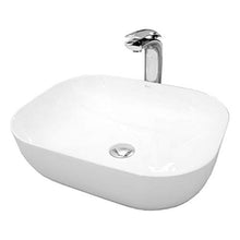 Lavabo in ceramica, 50 cm x 40 cm x 14,5 cm, per bagni e ospiti