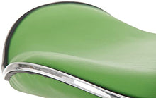 CLP Set 2 Sgabelli Bar Shanghai in Similpelle I Sgabelli Alti Cucina Girevoli E Regolabili 60-80CM, Colore:Verde