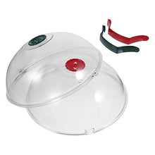 Uonlytech CperchiSplatter per Micrnde 2 Pezzi CperchiTrasparente per Piastra per Alimenti per Micrnde CperchiParaspruzzi CN Maniglia E Fri per Sfiati del Vapre
