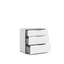 TVILUM A/S 2018 CASSETTIERA Line Bianco con Bordo Rovere