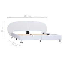 SKM Giroletto Bianco in Similpelle 180x200 cm (32.6kg)