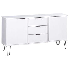 vidaXL Credenza New York Range Bianca in Massello di Pino