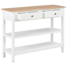 SKM Credenza Bianca 110x35x80 cm in MDF (15.88kg) Bianco-0029