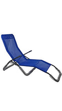 Sedam Srl Sdraio Basculante Colore Blu, Reclinabile, Giardino Poltrona Esterno (Blu)
