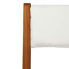 vidaXL Legno Massello di Acacia Set da Bistrò con Cuscini 7 pz Tavolo e Sedie