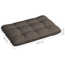 Buyounger Cuscini per Divani su Pallet 2 pz Grigio Talpa