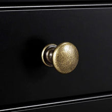 Yaheetech Comodino Camera da Letto Moderno con 3 Cassetti Cameretta Tavolino da Salotto Laterale Divano Nero 40 x 40 x 60 cm