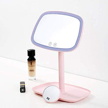 AOIWE Specchio Multifunzionale LED Tavolo Lampada da Tavolo Specchio Vanity Specchio Bellezza Specchio Specchio Ricaricabile Touch Screen Smart Fill Light Princess Vanity Specchio Specchio Specchio