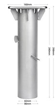 Sekey Base in Metallo Universale per Appendere Ombrello, Argento