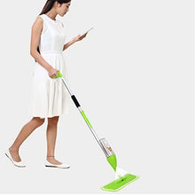 SSAYY Spray Mop Mop Professionale in Microfibra Spray Detergente per La Pulizia della Cucina di Piastrelle per La Casa (Verde)