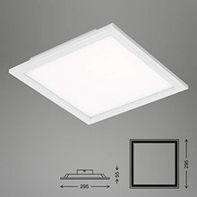 Briloner Leuchten - Lampada da soffitto a LED, Luce bianca naturale 4000K, metallo, metallo;plastica, bianco