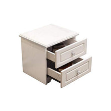 SLL- Moderna Minimalista Bianco di Legno Solido Comodino Locker, Comodino Comodino