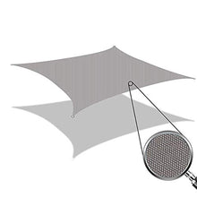 TRITTHOCKER 4 * 4, Piazza Anti-Ultravioletta Vela ombrellone, Adatto per Esterno Giardino Interno Uso del Cortile terrazza baldacchino,Cachi
