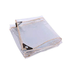 GGYMEI Telo Impermeabile Esterno, Telone Impermeabile Facile da Piegare E Antietà for L'isolamento del Giardino, Copertura delle Colture 16 Dimensioni (Color : Chiaro, Size : 1.8x1.5m)