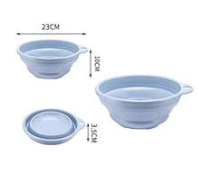 MISDD Silicone di Modo for Campeggio Pieghevole Lavabo Pieghevole Benna/Piatto Vasca Fredda Solid Lavabo (Color : Purple)