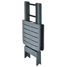 Tavolo da Giardino Pieghevole Verde 79x72x70 cm in Plastica