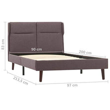 SKM Giroletto Grigio Talpa in Tessuto 90x200 cm (18.2kg)
