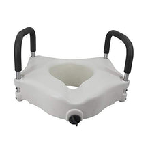 HKD Universale Plastica Rialzo per WC con braccioli Regolabile Aiuto Water