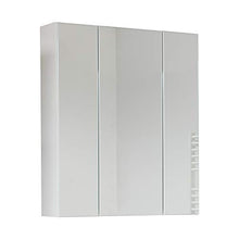 trendteam smart living Armadietto con Specchio, Bianco, 60 x 74 x 18 cm