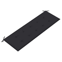 vidaXL Panca da Giardino con Cuscino Antracite 150 cm Legno di Teak
