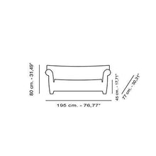 Kartell Bubble Club Divano, Bianco, 2 posti, plastica - Arredi Casa
