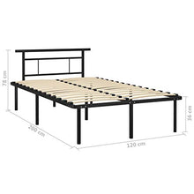 SKM Giroletto Nero in Metallo 120x200 cm (20kg)