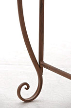 Mendler Panchina Stile Romantico CP029 46x128x94cm Marrone Antico