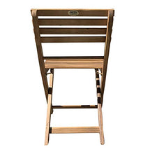 REDI GROUP Set da Giardino Bistrot 3 Pezzi (2 Sedie + Tavolo) in Legno di Acacia, Pieghevole - Giardino, Balcone, Terrazza, Bar, Ristorante
