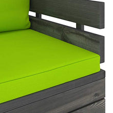 vidaXL Poltrona da Giardino con Cuscini in Legno di Pino