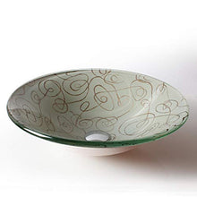 Jgophu Vaso in vetro artistico Vanity Sink cromato