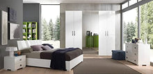 FELVER CASA & CO Letto Matrim. Egos con Cont. Bianco, Matrimoniale