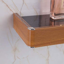 Specchio da Bagno, mensola da Bagno, Set da Bagno, Set di Montaggio a Parete, Piccolo Armadio ad Angolo per Bagno, Parete attrezzata per Bagno