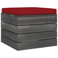 FAMIROSA Set Divani da Giardino su Pallet 2 pz con Cuscini Massello Pino-1680