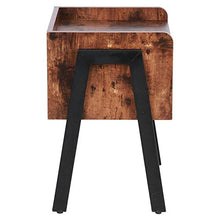 FGDSA Tavolino Comodino in Legno Stile Vintage per Soggiorno E Camera da Letto