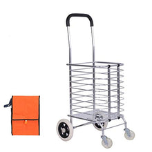 Carrello Carrello Piccolo Carrello Pieghevole Carrello a Mano Pieghevole (Colore : B)
