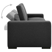 Irfora Divano Letto e 2 Cuscini, Divano 2 Posti Economico, Divano Letto Economico, in Similpelle