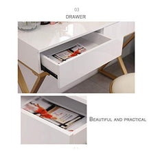 NQFL toletta A Forma di Cuore da Letto Europea Principessa Casa Ins Oro Bianco Ferro Battuto Trucco Scrivania Tabelle Cosmetici table-120cm