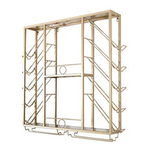 MQJ Scaffale per Vino, Parete, Bar, Ristorante, Bottiglia per Vino, Scaffale per Scaffali, Supporto, Soffitto S, Sc a Soffitto, Portavolatrice Regolabile