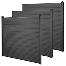 Mendler Frangivento Pannello Privacy Sarthe WPC 195cm Antracite