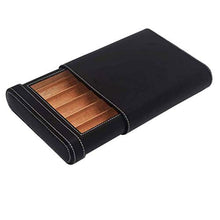 SCDZS Gift Box in Pelle di Superficie portasigarette Uomo - Portatile Pelle Cigar Box Cigar Box umidificazione Box