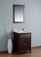 RUBEZA 600mm Didim Bagno Vanity Set Bianco Italiano Carrara Top