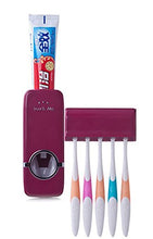 SaySure - Holder Automatic Toothpaste Dispenser Red