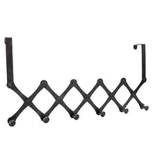Lazmin112 Gancio per Asciugamani a Parete Resistente, Gancio per Porta, Gancio per Porta, Gancio per Porta Appendiabiti(6 Hooks Black [Free Punching])