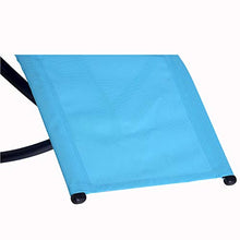 Outsunny Sedia a Dondolo Design Moderno per Interni ed Esterni Textilene 154x80x84cm Blu