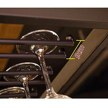 Rastrelliere per bicchieri da vino Scaffale d'epoca vintage industriale, scaffale per vino in ferro da soffitto, portabico da soffitto, supporto per calice appeso, regolabile in altezza, barra del vin